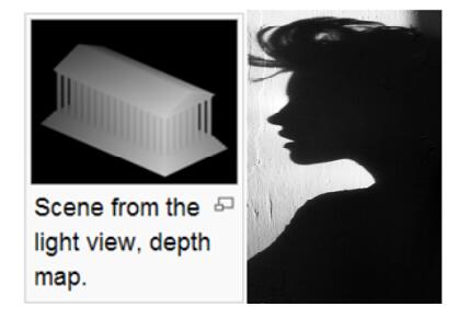depthMap与shadowTexture对比