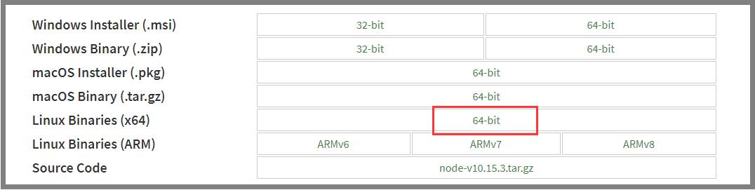 nodejs2进制包